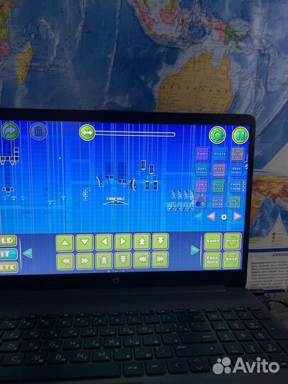 Лояут в игре geometry dash в стиле 1.0