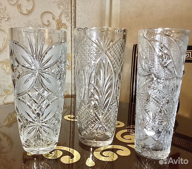 Вазы хрустальные для цветов большие. Доска