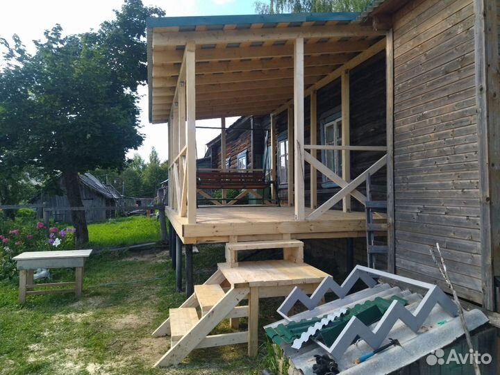 Строительство бань беседок веранд пристройки