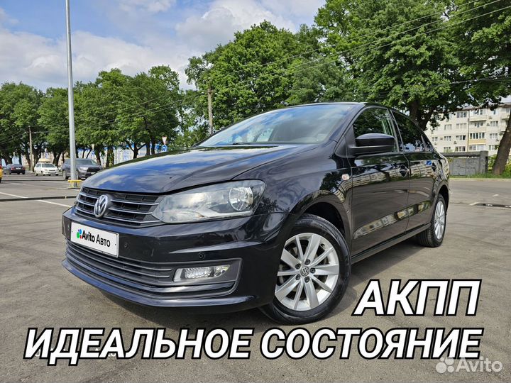 Volkswagen Polo 1.6 AT, 2015, 128 600 км