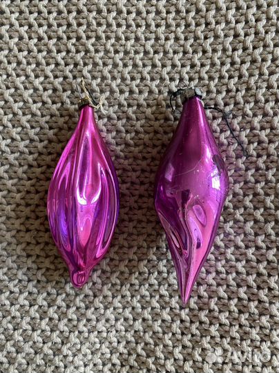 Ёлочные игрушки СССР набором шишки+сосульки