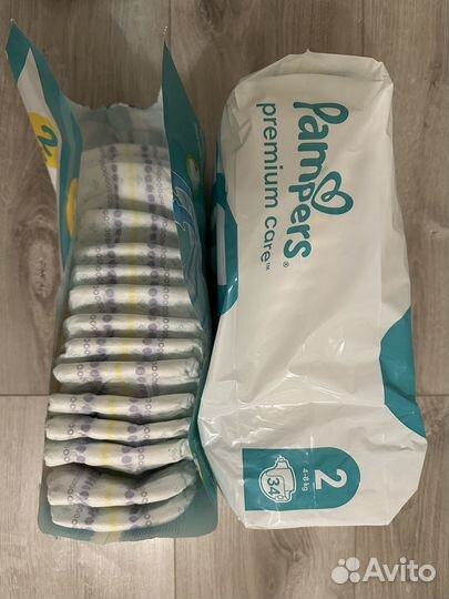 Подгузники Pampers Premium Care 2