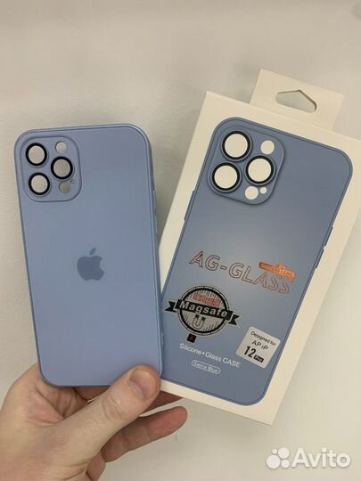 Чехол стекло Magsafe iPhone 12 Pro