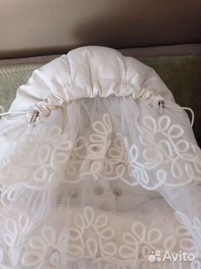 Конверт на выписку зимний для девочки