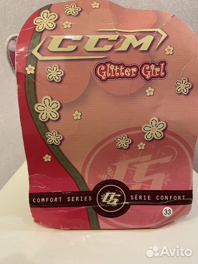 Коньки детские фигурные CCM, размер 33