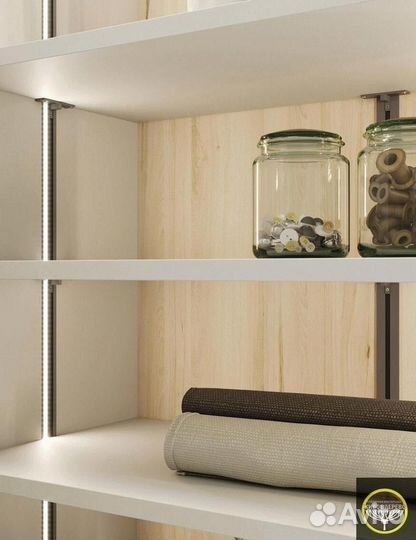 Шкаф pаспашнoй 2 секции (мдф) y-675