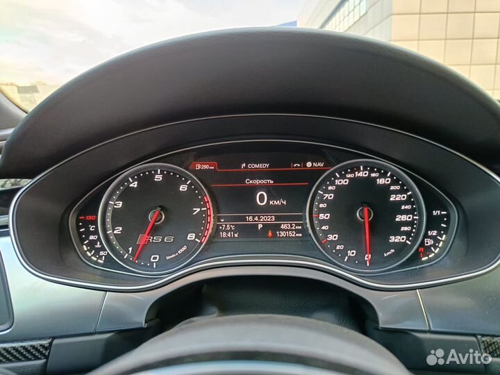 Audi RS6 4.0 AT, 2014, 130 000 км