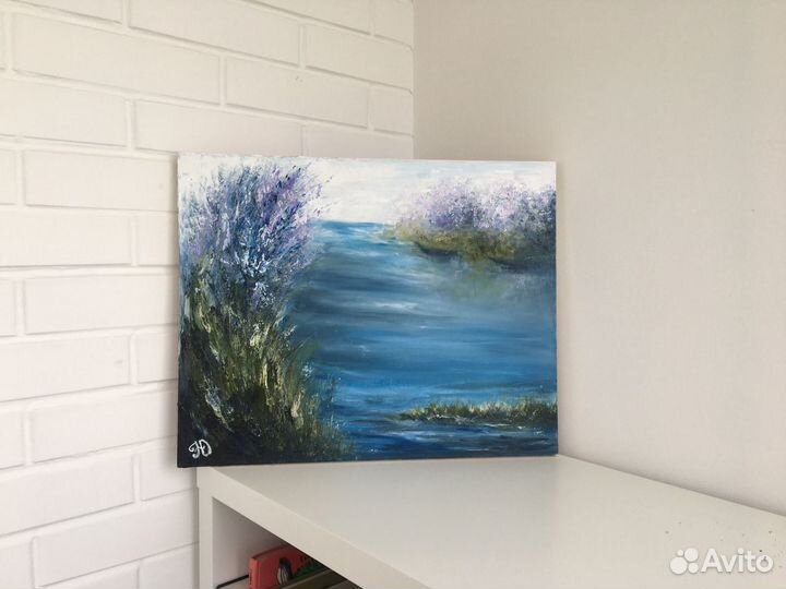 Картина «Берег», масло