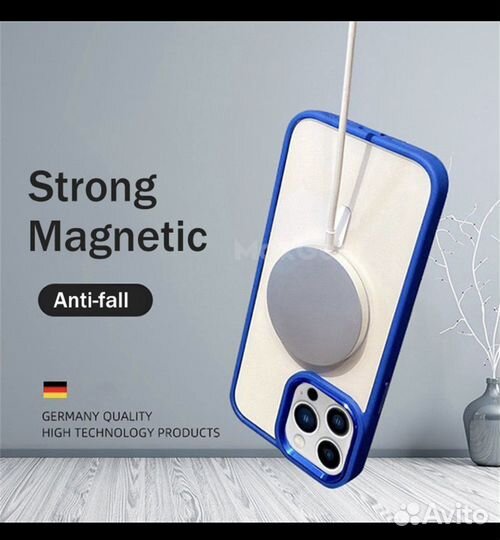 Чехол на iPhone 14 с магнитом для Macsafe новый