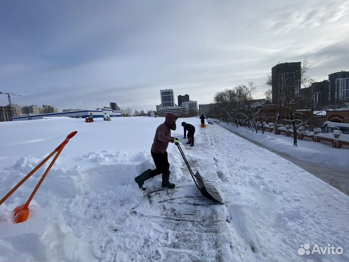 Уборка снега (с крыш)