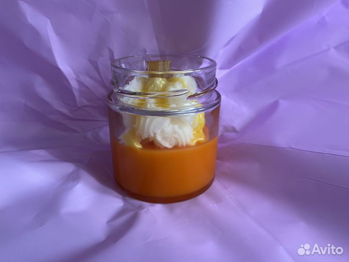 Ароматическая свеча ручной работы