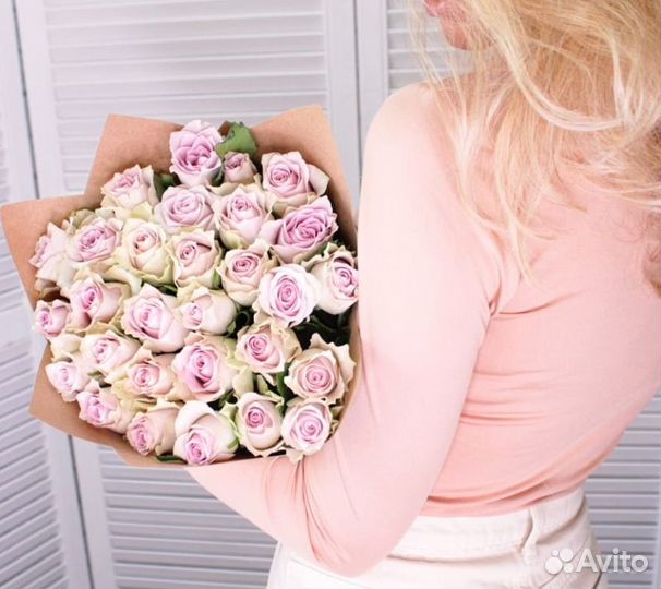 Розы. Доставка эффектных букетов из 101/50/25