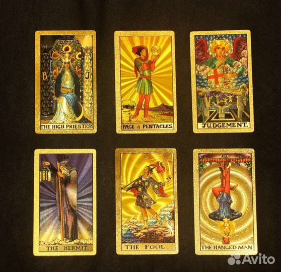 Карты Таро Золотые Райдера Уэйта