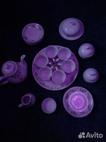 Сервиз кофейный или чайный на 6 персон, Чехослов