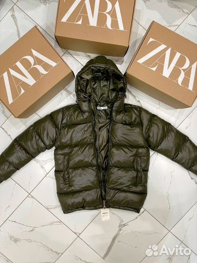 Пуховик Zara x Moncler