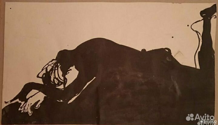 Наброски девушки ню