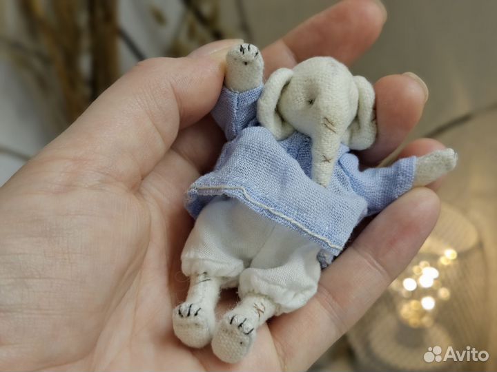 Слоник тедди 8 см