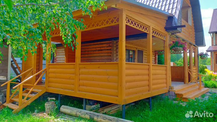 Строительство террас веранд пристроек