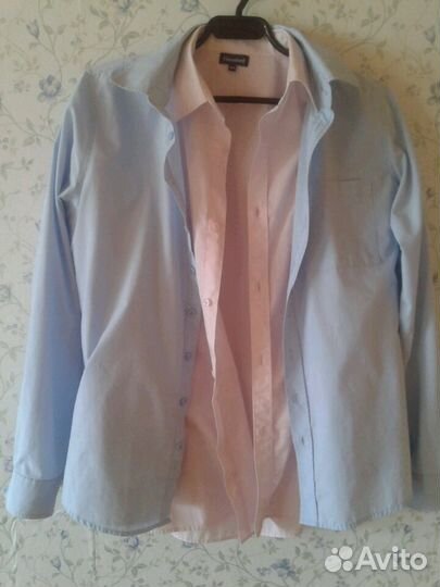 2Рубашки на мальчика р.158-164