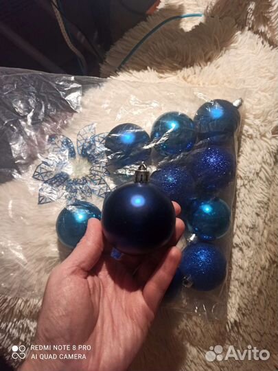 Елочные игрушки пластик бу