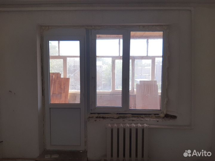 Балконый блок пластиковый бу
