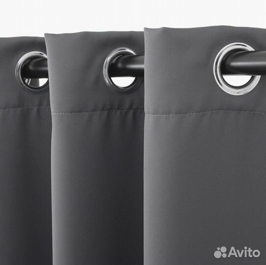 Гардины IKEA hilleborg блокирующие свет,2 шт.145/3