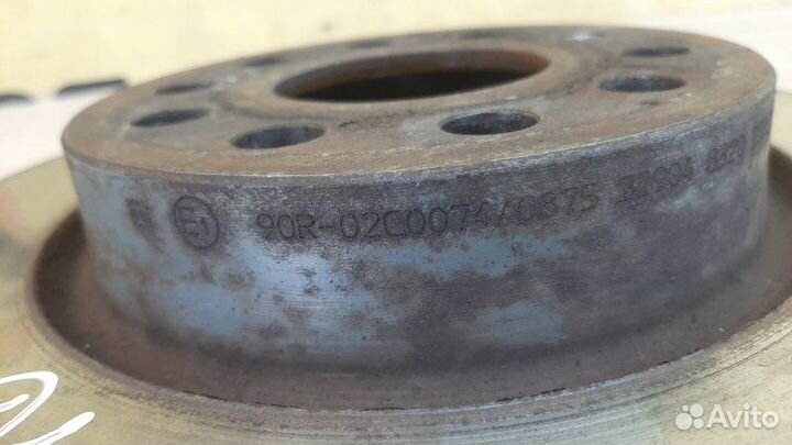 Диск тормозной передний Skoda Octavia А5 лифтбек