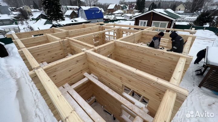 Строительство домов из профилированного бруса