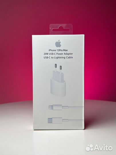 Быстрая зарядка для iPhone 20w+ Кабель Lightning