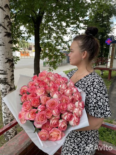 Цветы букеты 51 роза