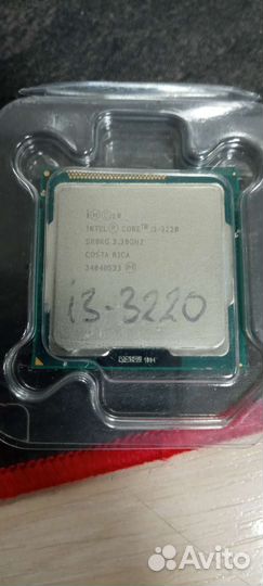 Процессор intel core i3 3220