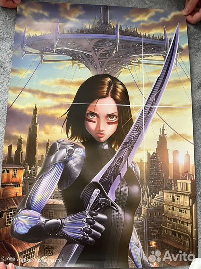 Gunnm Постер (Боевой ангел Алита)