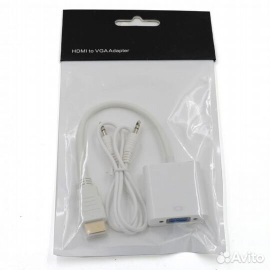 Мультимедийный конвертер Hdmi - VGA + аудио