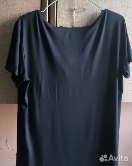 Блузка футболка женская черная 46 48