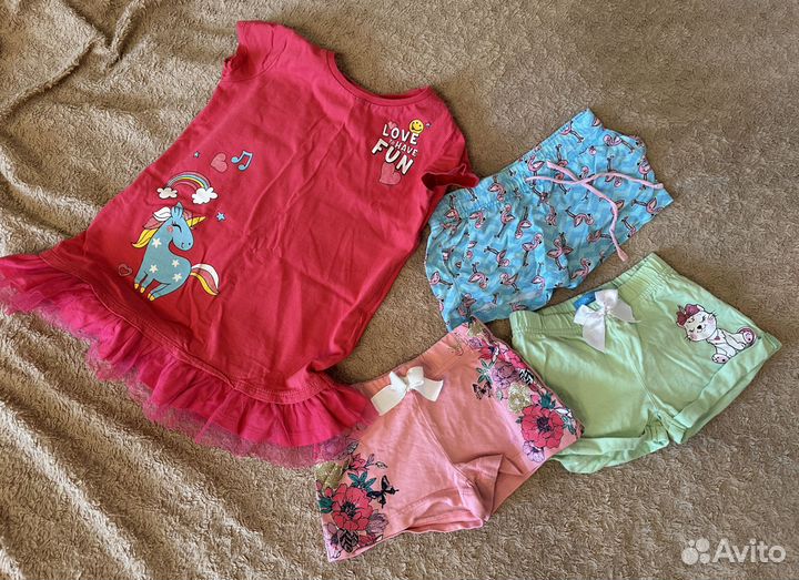 Детские вещи пакетом на девочку 98 104
