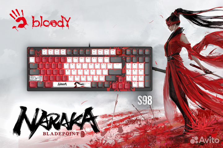 Механическая клавиатура A4tech Bloody S98 Naraka Н