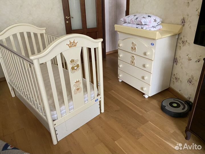 Детская кроватка и комод Pali Capriccio