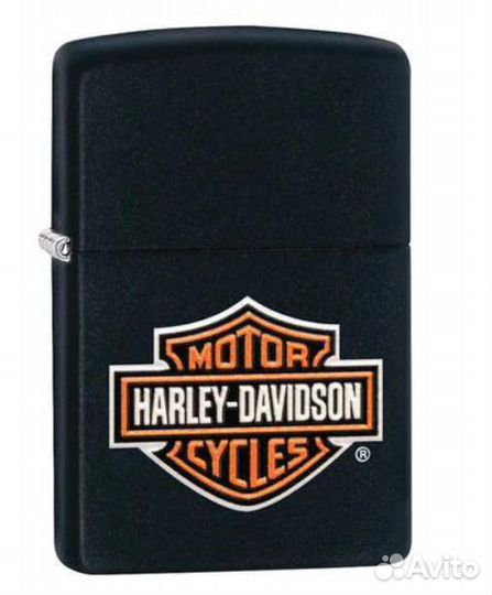 Новая Зажигалка Harley-Davidson Zippo Raised B&S