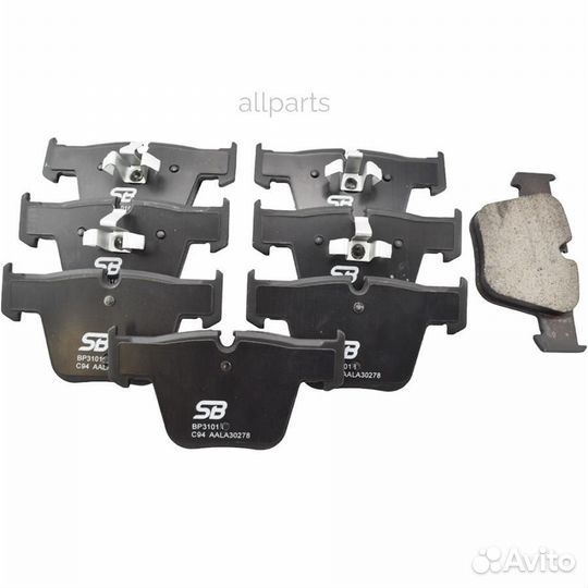 SB nagamochi BP31018 Колодки тормозные дисковые пе