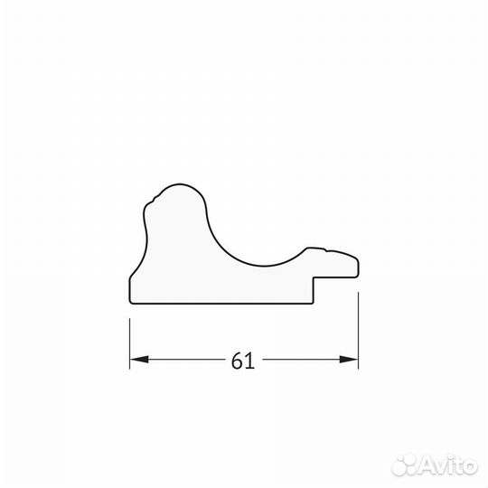 Зеркало настенное Octagon evoform в багетной раме