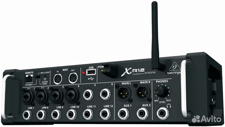 Behringer XR12, цифровой рэковый микшер 12 каналов