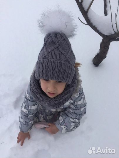 Зимняя шапка и снуд