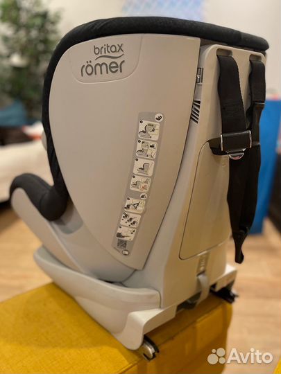 Автокресло от 9 до 18 кг britax romer isofix
