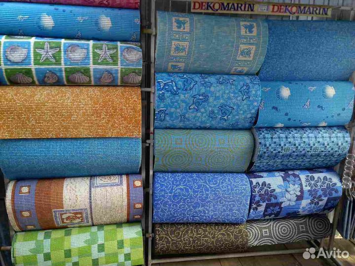 Рулонные коврики для ванны,туалета,корридора,бани