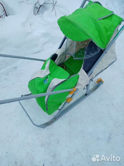 Детские санки с колесами