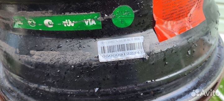 Диски штампованные r15 на опель