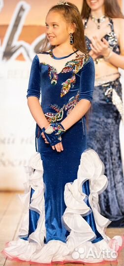 Костюм для восточных танцев для девочки р.128-134