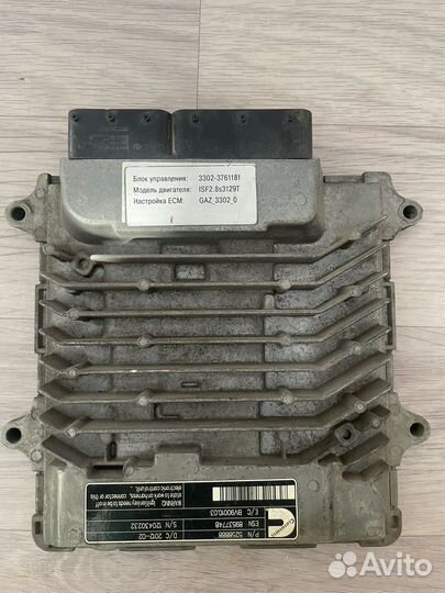 Мозги эбу на газель cummins