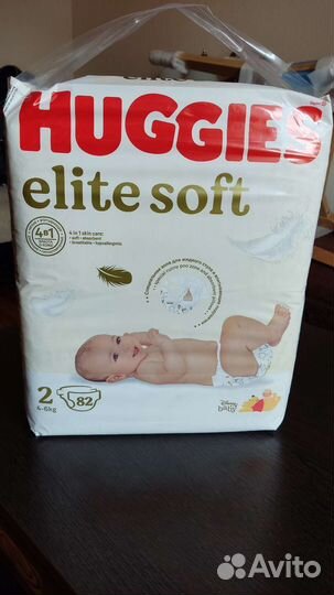 Подгузники Huggies Elite Soft 2