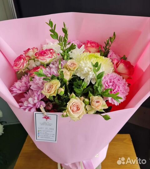 Живые цветы букеты